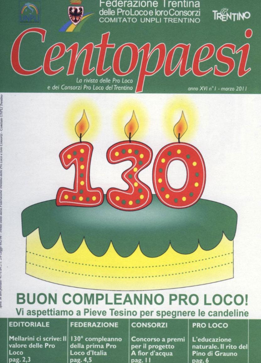 Centopaesi 2011 Rivista Nr.1